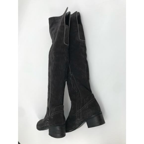 Dolce Vita Women's Gray Suede Knee High Boots Size 6 - Picture 4 of 9